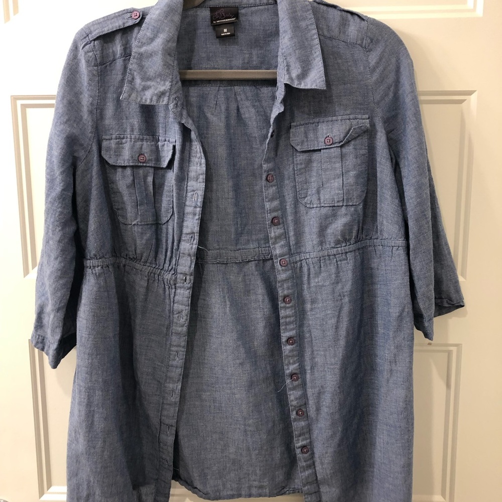 Maternity Button-up Tunic